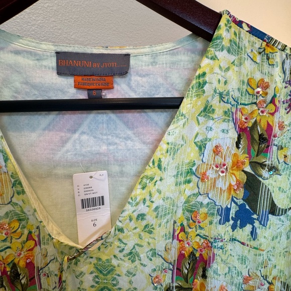 Bhanuni by Jyoti NWT Maxi Arianna High Low Dress size 6 - Picture 16 of 16